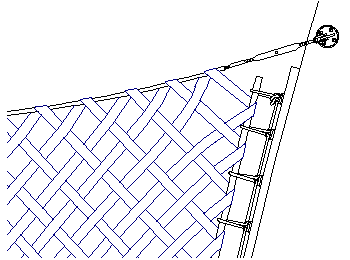 Webbing net on Cable