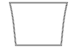 Drawing of High Durability Atlantic 48 Trampoline for sale.