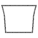 Drawing of High Durability Catana 39S Trampoline for sale.