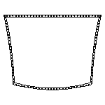 Drawing of High Durability Catana 401 Trampoline for sale.