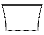 Drawing of High Durability Catana 42-P00-1 pc Trampoline for sale.