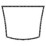 Drawing of High Durability Catana 47 Trampoline for sale.