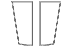 Drawing of High Durability Catana 55 Trampoline for sale.