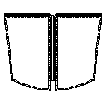 Drawing of High Durability Catana 582 Trampoline for sale.