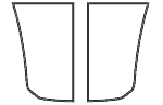 Drawing of High Durability Catana 62 Trampoline for sale.