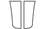 Drawing of High Durability Catana 70 Trampoline for sale.