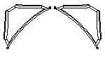 Drawing of High Durability Contour 34  Aft Trampoline for sale.