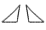 Drawing of High Durability Contour 34  Bow Trampoline for sale.