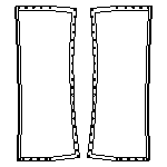 Drawing of High Durability Corsair 24 Mk1 Wing Trampoline for sale.