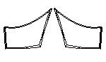 Drawing of High Durability Corsair 28 Bow Trampoline for sale.