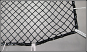 Black Dyneema Netting with Rope Border on Corsair 36 Wing