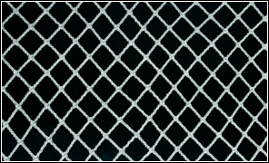 1” Silver Dyneema <br />Open Net Trampoline Net for Atlantic 42 for sale.