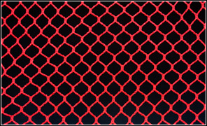 Light Duty 3/4” Nylon <br />Open Net Trampoline Net for Contour 34 Wing fixed for sale.