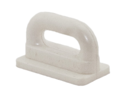 3/4" White Nylon Flat Base Slides