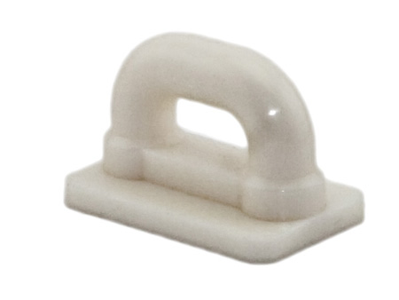 7/8" White Nylon Flat Base Slides