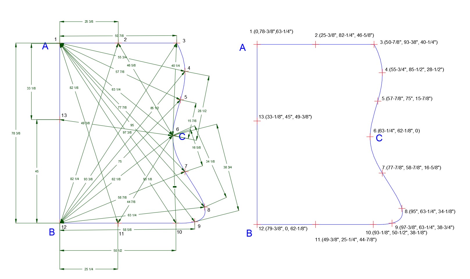 3 point dimensioning